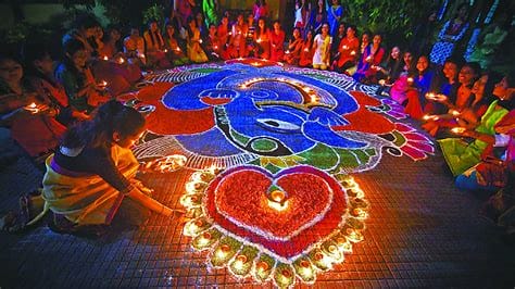 印度盛大的排灯节的宗教意义